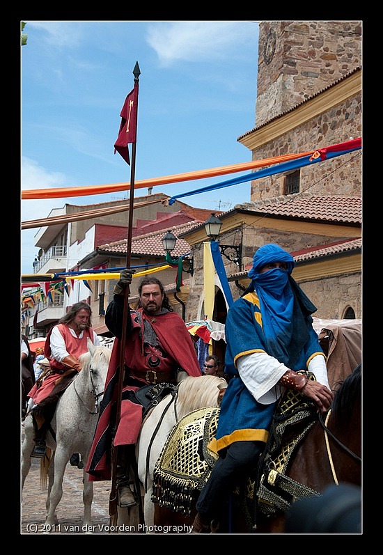 Umzug auf dem Mittelaltermarkt