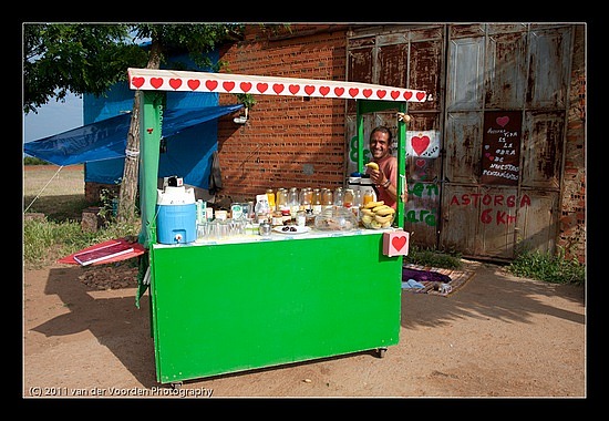 David´s Kiosk mit vielen biologischen Produkten