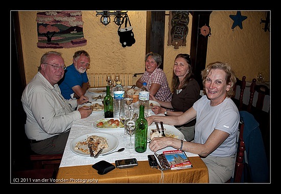 v.l.n.r: Dieter, Wolfgang, Rita, Sabine, Lou