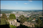 Blick von der Burg Hohentwiel auf Singen