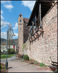 Pulverturm und Stadtmauer in Eberbach