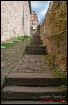Treppenaufgang zur Burg Hirschhorn