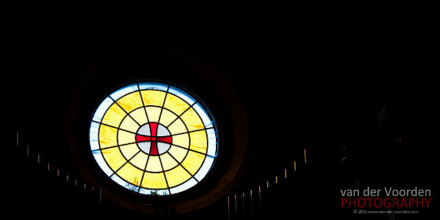 Fenster im Kloster 'Monasterio de Samos' 