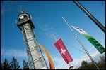 Sendemast und Aussichtturm am Hochfirst