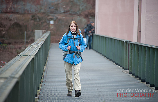 Überquerung der Schleuse nach Neckasteinach