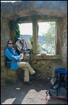 Rast auf der Burg Hornberg