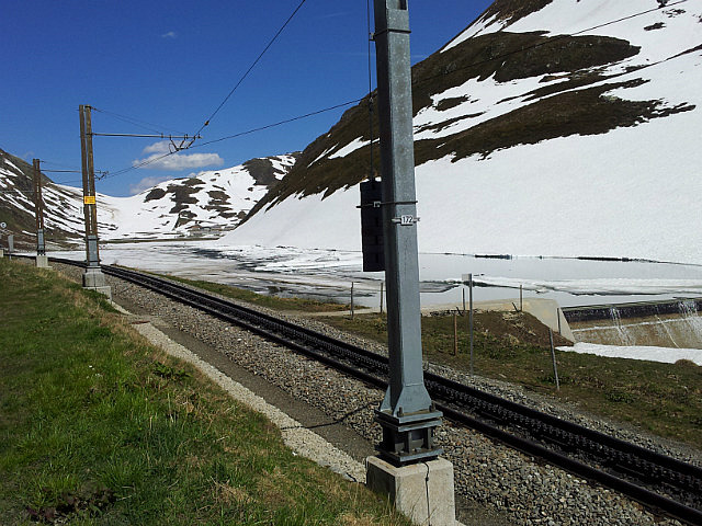 Zahnradbahn zum Oberalppass