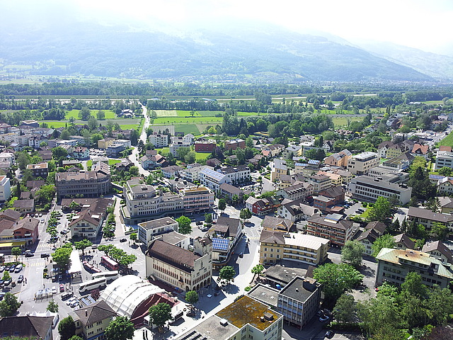 Blick auf Vaduz