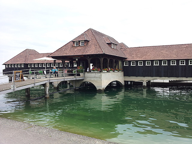 Historische Badhütte in Rorschach