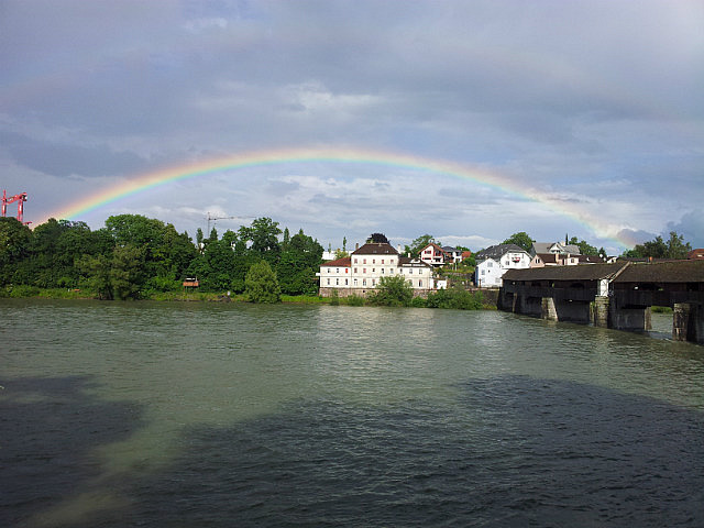 Regenbogen über Bad Säckingen