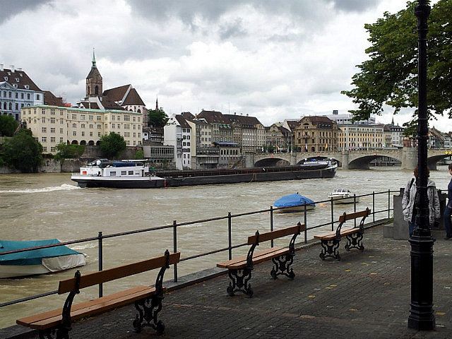 Blick auf die Altstadt Basel