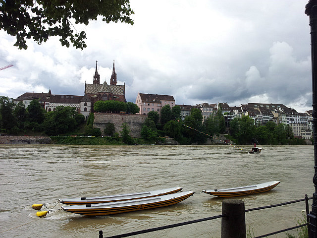 Blick auf das Münster in Basel