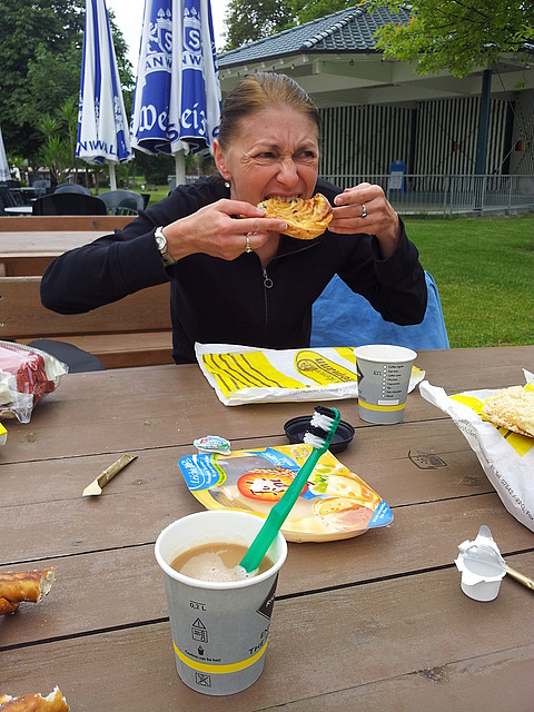 Erfindergeist beim Frühstück