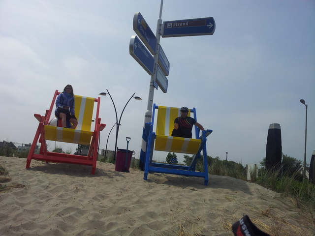 Ab an den Strand