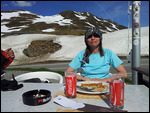 Pause auf dem Oberalppass