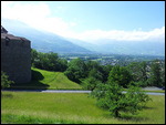 Blick vom Schloss Vaduz