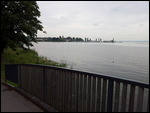 Rheinradweg am Bodenseeufer