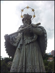 Statue auf der Laufenburger Brücke