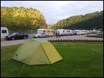 Unser Zelt und die Loreley